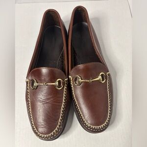 TB Phelps Bit Driver Briar Shoes Men US 9.5 M Brown Leather Driving loafers VGUC